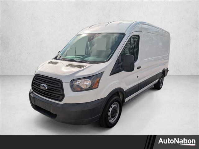 Oxford White 2018 Ford Transit Cargo 250 3dr LWB Medium Roof Cargo Van with Sliding Passenger Side Door Van Rear-Wheel Drive 6-Speed Automatic