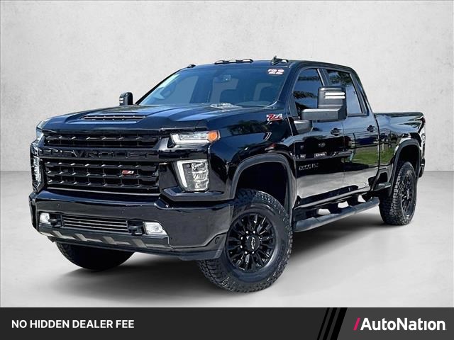 Black 2022 Chevrolet Silverado 2500HD Pickup Truck Four-Wheel Drive Automatic