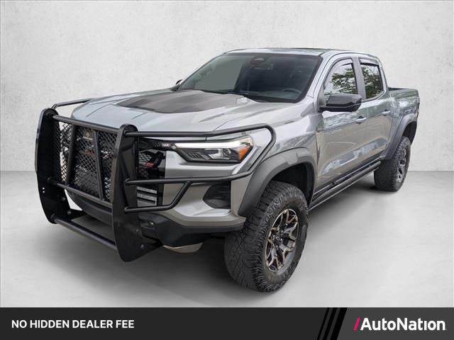 Sterling Gray Metallic 2023 Chevrolet Colorado ZR2 Crew Cab 4WD Pickup Truck Four-Wheel Drive 8-Speed Automatic