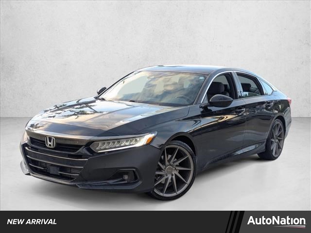 Crystal Black Pearl 2022 Honda Accord Sport FWD Sedan Front-Wheel Drive Automatic