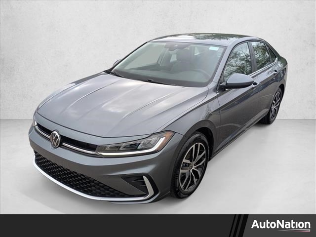 Gray 2025 Volkswagen Jetta SE FWD Sedan Front-Wheel Drive 8-Speed Automatic