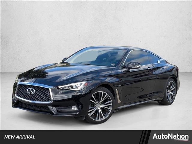Black Obsidian 2018 INFINITI Q60 3.0t Luxe Coupe AWD Coupe All-Wheel Drive Automatic