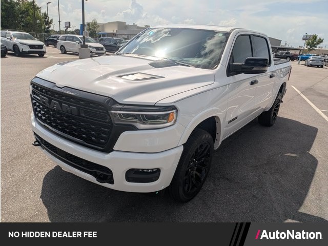 Bright White Clearcoat 2025 RAM 1500 Pickup Truck Four-Wheel Drive 8-Speed Automatic