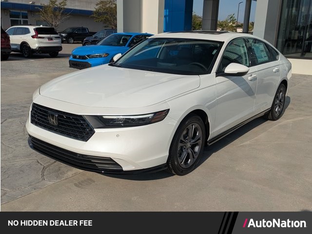 Platinum White Pearl 2026 Honda Accord Hybrid Sedan Front-Wheel Drive Automatic