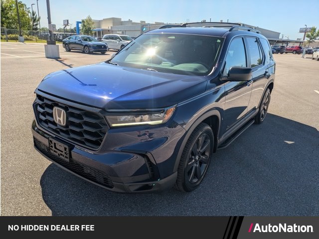 Black (Obsidian Blue Pear) 2023 Honda Pilot Sport AWD SUV / Crossover All-Wheel Drive Automatic