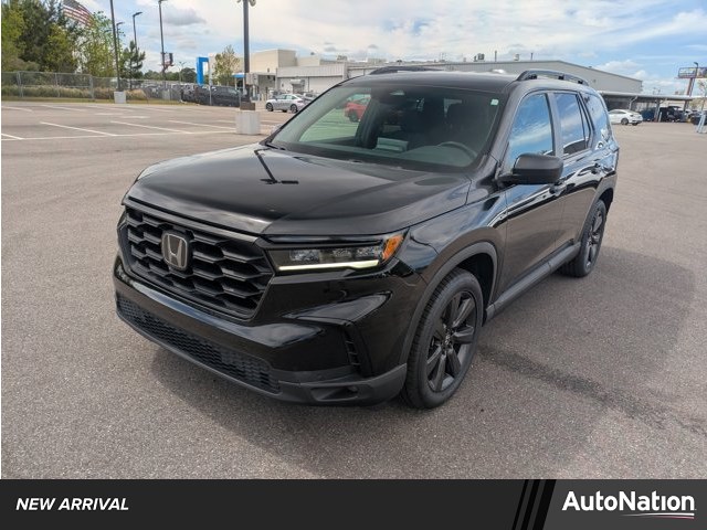 Crystal Black Pearl 2023 Honda Pilot Sport AWD SUV / Crossover All-Wheel Drive Automatic