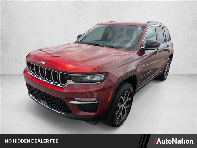 Velvet Red Pearlcoat 2024 Jeep Grand Cherokee Limited 4WD SUV / Crossover Four-Wheel Drive 8-Speed Automatic
