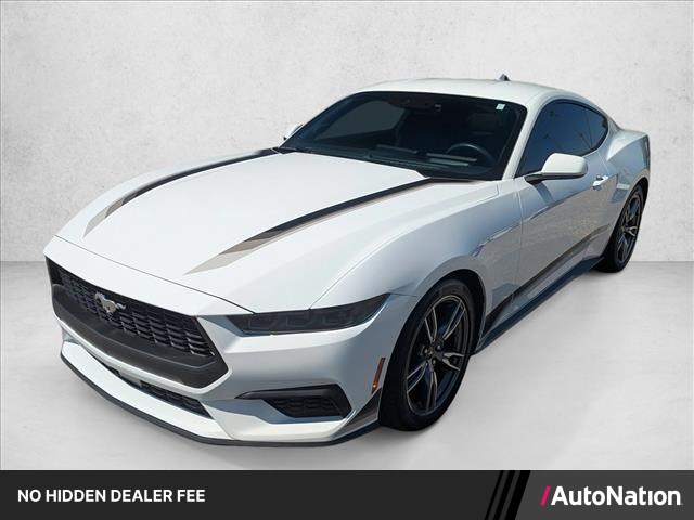 Oxford White 2025 Ford Mustang Coupe Rear-Wheel Drive Automatic