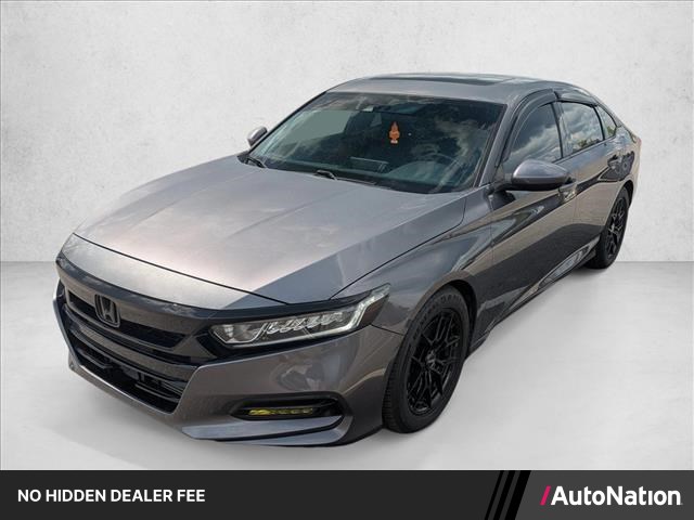 Gray (Modern Steel Metallic) 2018 Honda Accord Sedan Front-Wheel Drive Automatic