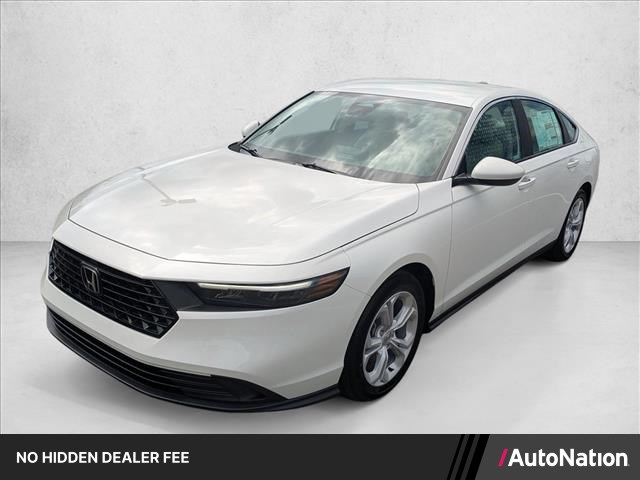 Platinum White Pearl 2026 Honda Accord Sedan Front-Wheel Drive Continuously Variable Transmission