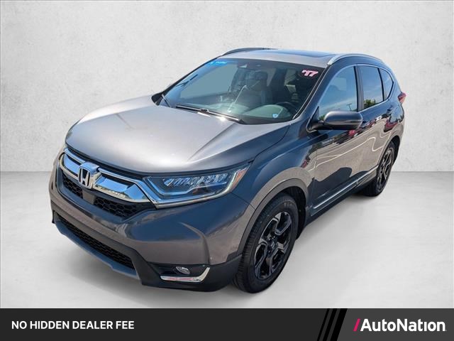 Silver 2017 Honda CR-V Touring FWD SUV / Crossover Front-Wheel Drive Continuously Variable Transmission