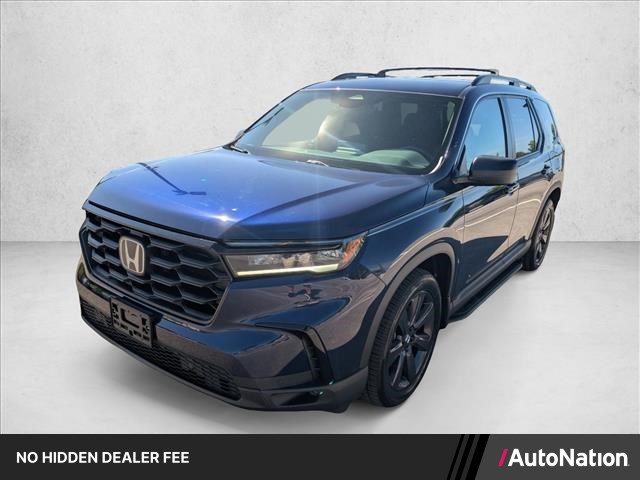 Black (Obsidian Blue Pear) 2023 Honda Pilot Sport AWD SUV / Crossover All-Wheel Drive Automatic