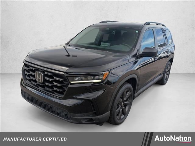 Crystal Black Pearl 2023 Honda Pilot Sport AWD SUV / Crossover All-Wheel Drive Automatic