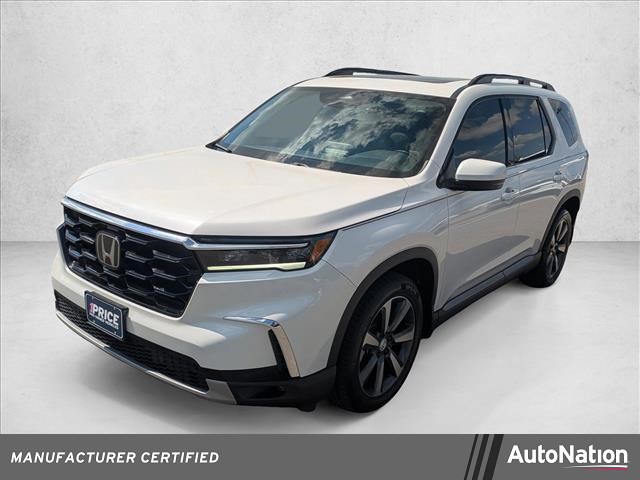 Gray (Platinum White Pea) 2024 Honda Pilot Touring AWD SUV / Crossover All-Wheel Drive Automatic