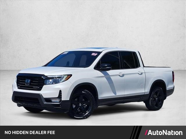 Platinum White Pearl 2022 Honda Ridgeline Pickup Truck All-Wheel Drive 6-Speed Automatic