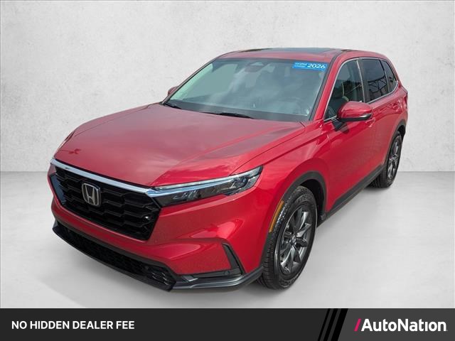 Radiant Red Metallic 2026 Honda CR-V SUV / Crossover Front-Wheel Drive Continuously Variable Transmission