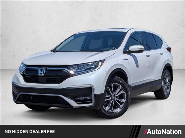 White 2022 Honda CR-V Hybrid EX-L AWD SUV / Crossover All-Wheel Drive Continuously Variable Transmission
