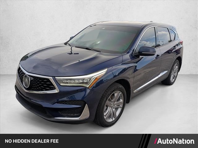 Blue 2021 Acura RDX SH-AWD with Advance Package SUV / Crossover All-Wheel Drive Automatic