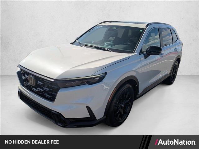Platinum White Pearl 2024 Honda CR-V Hybrid Sport FWD SUV / Crossover Front-Wheel Drive Continuously Variable Transmission