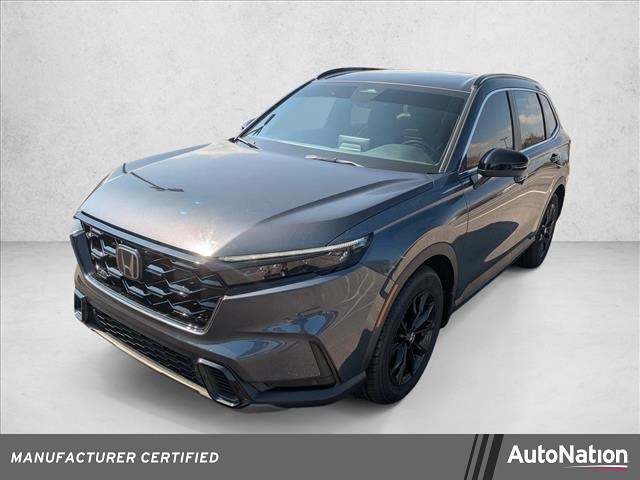 Gray 2024 Honda CR-V Hybrid Sport-L FWD SUV / Crossover Front-Wheel Drive Continuously Variable Transmission