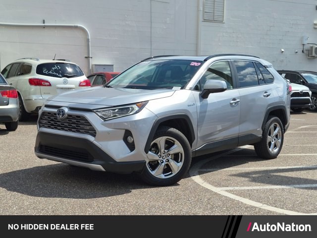 Silver Sky Metallic 2020 Toyota RAV4 Hybrid SUV / Crossover All-Wheel Drive Automatic