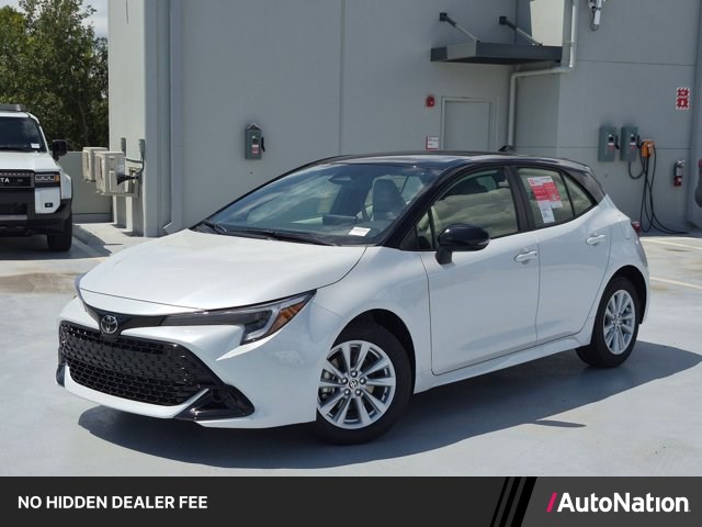 Wind Chill Pearl/Midnight Black Metallic 2026 Toyota Corolla Hatchback Hatchback Front-Wheel Drive Continuously Variable Transmission
