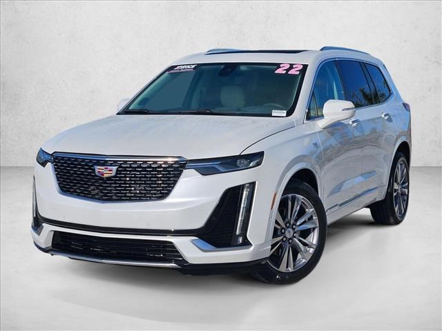 Crystal White Tricoat 2022 Cadillac XT6 Premium Luxury AWD SUV / Crossover Four-Wheel Drive 9-Speed Automatic