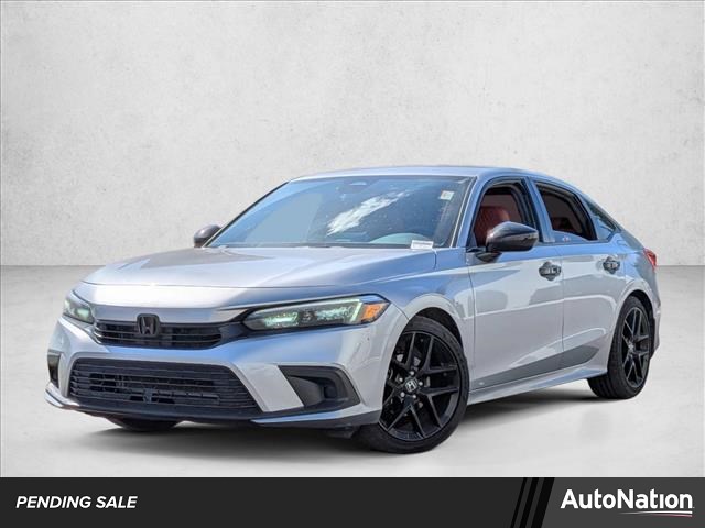 Silver 2024 Honda Civic Sport FWD Sedan Front-Wheel Drive Automatic