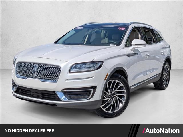 White Platinum Metallic Tri-Coat 2019 Lincoln Nautilus SUV / Crossover All-Wheel Drive 8-Speed Automatic