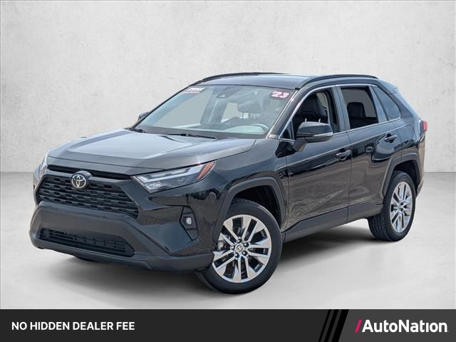 Midnight Black Metallic 2023 Toyota RAV4 XLE Premium FWD SUV / Crossover Front-Wheel Drive Automatic