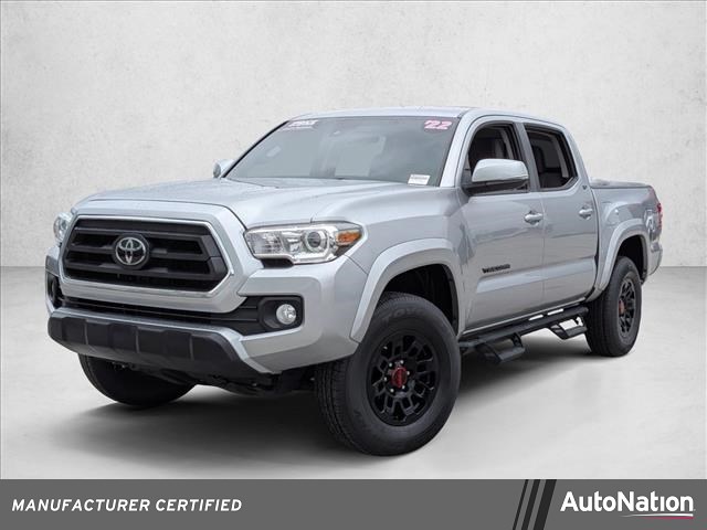 Celestial Silver Metallic 2022 Toyota Tacoma SR5 V6 Double Cab RWD Pickup Truck 4X2 Automatic