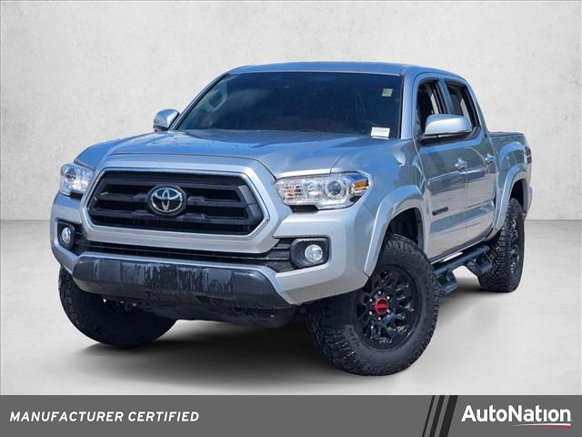 Celestial Silver Metallic 2022 Toyota Tacoma SR5 V6 Double Cab RWD Pickup Truck 4X2 Automatic