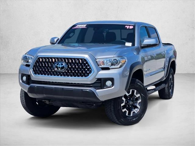 Silver Sky Metallic 2019 Toyota Tacoma TRD Off Road Double Cab RWD Pickup Truck 4X2 Automatic