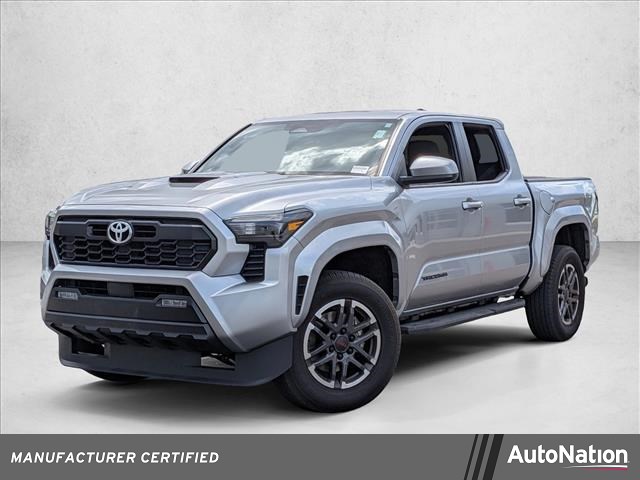 Celestial Silver Metallic 2024 Toyota Tacoma TRD Sport Double Cab RWD Pickup Truck 4X2 Automatic