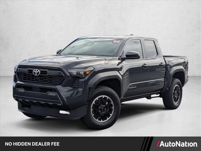 Black 2025 Toyota Tacoma TRD Off-Road Double Cab 4WD Pickup Truck Four-Wheel Drive Automatic