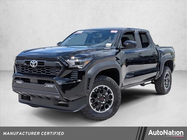 Black 2025 Toyota Tacoma TRD Off-Road Double Cab 4WD Pickup Truck Four-Wheel Drive Automatic