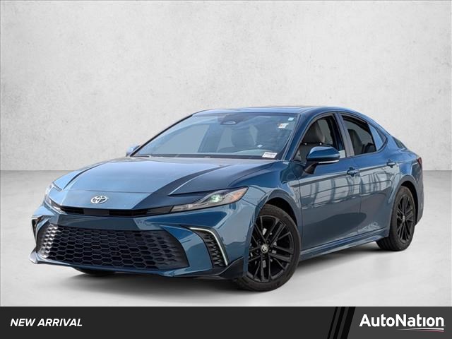 Blue 2025 Toyota Camry SE FWD Sedan Front-Wheel Drive Automatic