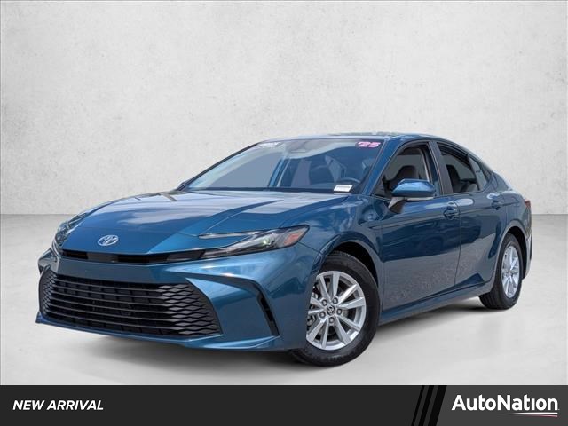 Blue 2025 Toyota Camry LE FWD Sedan Front-Wheel Drive Automatic