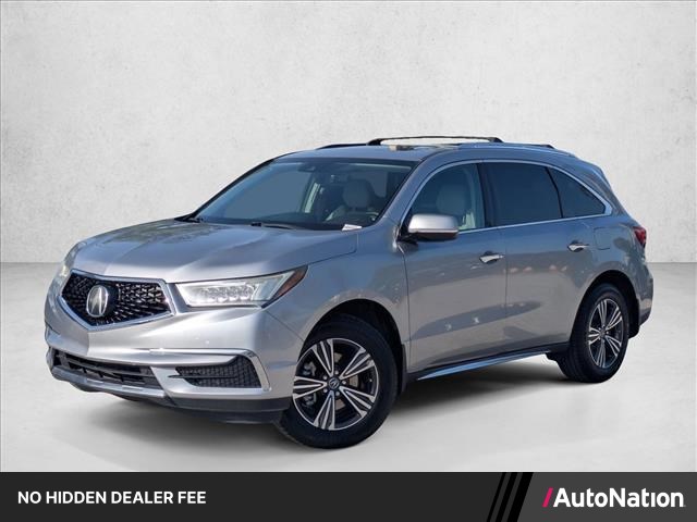 Silver 2018 Acura MDX SUV / Crossover All-Wheel Drive Automatic
