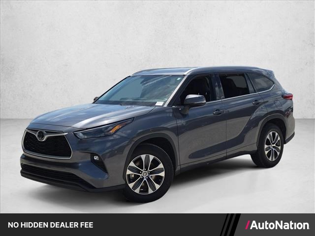 Magnetic Gray Metallic 2022 Toyota Highlander SUV / Crossover Front-Wheel Drive Automatic