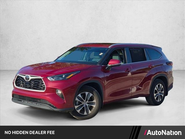 Red (Ruby Flare Pearl) 2025 Toyota Highlander SUV / Crossover Front-Wheel Drive Automatic