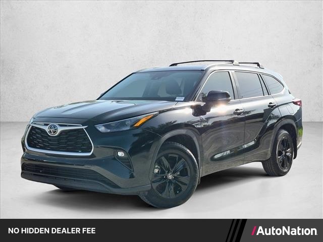 Midnight Black Metallic 2024 Toyota Highlander SUV / Crossover All-Wheel Drive Automatic
