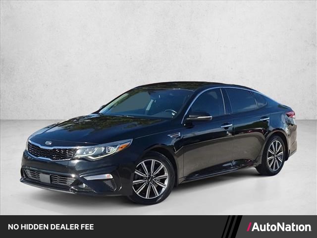 Ebony Black 2020 Kia Optima Sedan Front-Wheel Drive Automatic