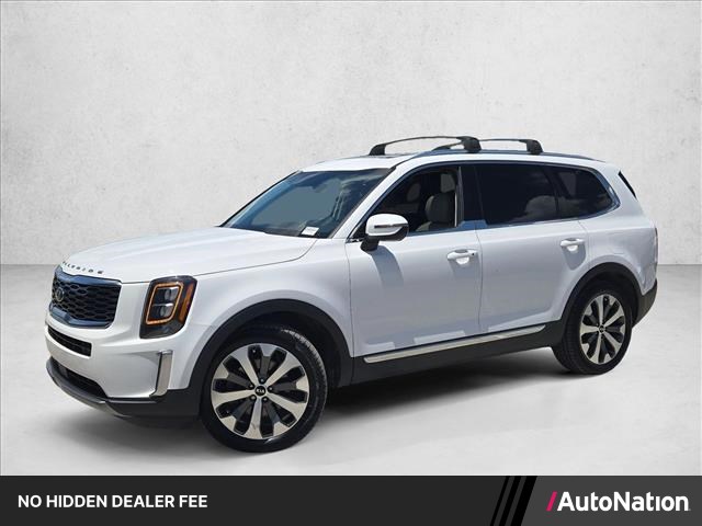 Glacial White Pearl 2021 Kia Telluride SUV / Crossover Front-Wheel Drive Automatic