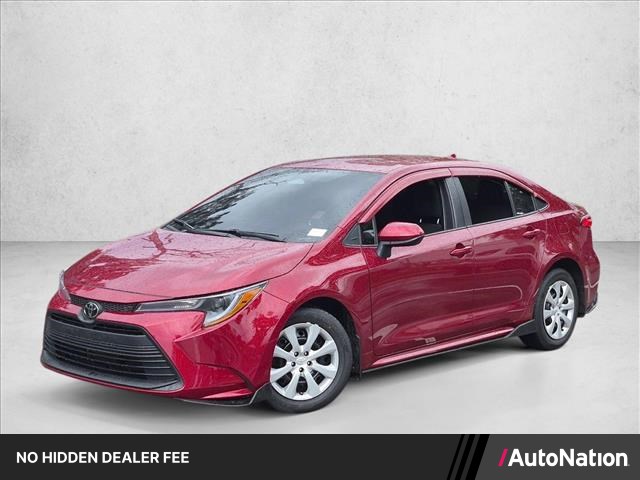Red 2026 Toyota Corolla Sedan Front-Wheel Drive Continuously Variable Transmission