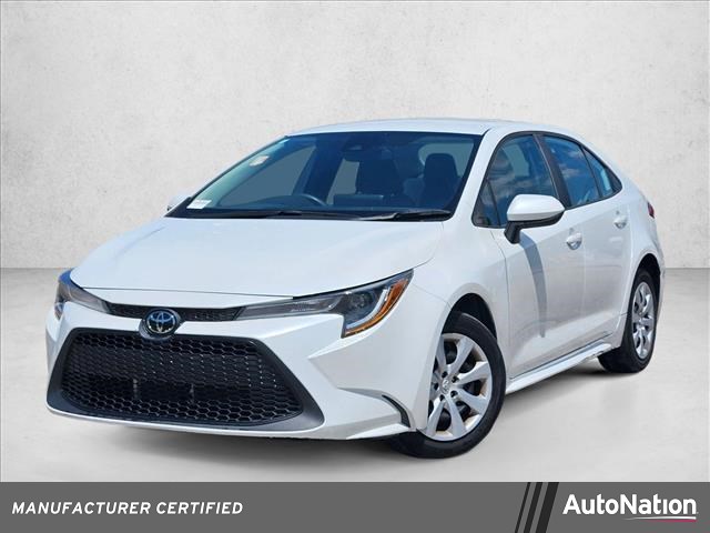 White (Wind Chill Pearl) 2022 Toyota Corolla LE FWD Sedan Front-Wheel Drive Continuously Variable Transmission