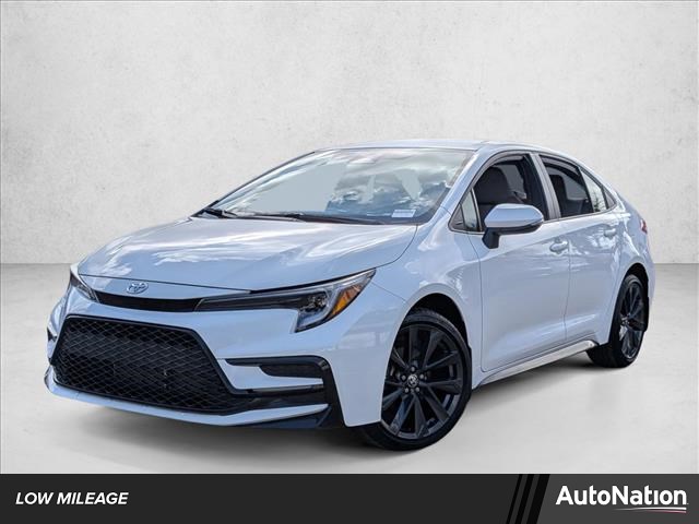 Ice Cap 2024 Toyota Corolla SE FWD Sedan Front-Wheel Drive Continuously Variable Transmission