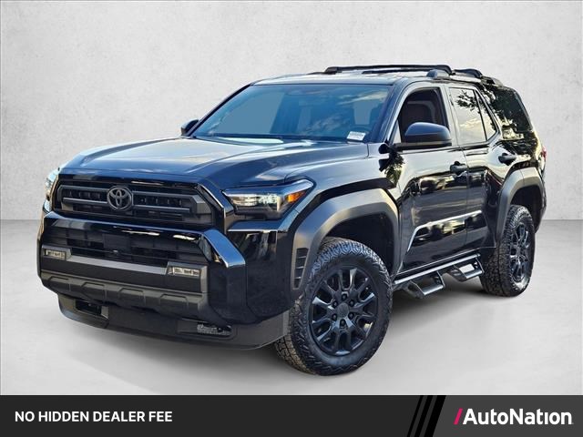 Black 2026 Toyota 4Runner SR5 4WD SUV / Crossover Four-Wheel Drive Automatic