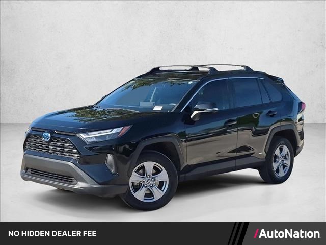 Midnight Black Metallic 2024 Toyota RAV4 Hybrid SUV / Crossover All-Wheel Drive Automatic