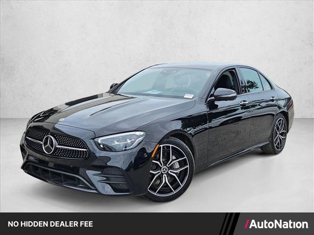 Black 2022 Mercedes-Benz E-Class E 350 RWD Sedan Rear-Wheel Drive Automatic